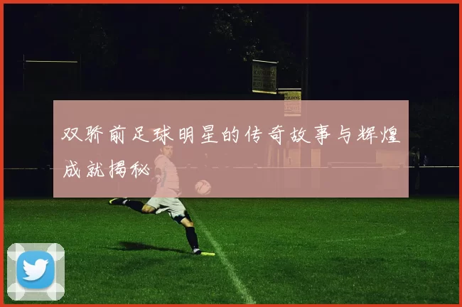 双骄前足球明星的传奇故事与辉煌成就揭秘
