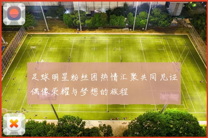 足球明星粉丝团热情汇聚共同见证偶像荣耀与梦想的旅程